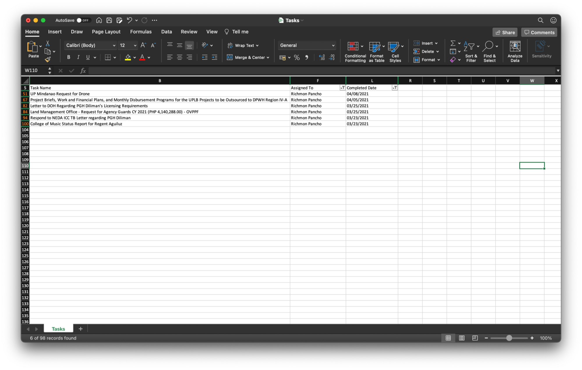 teams planner export to excel