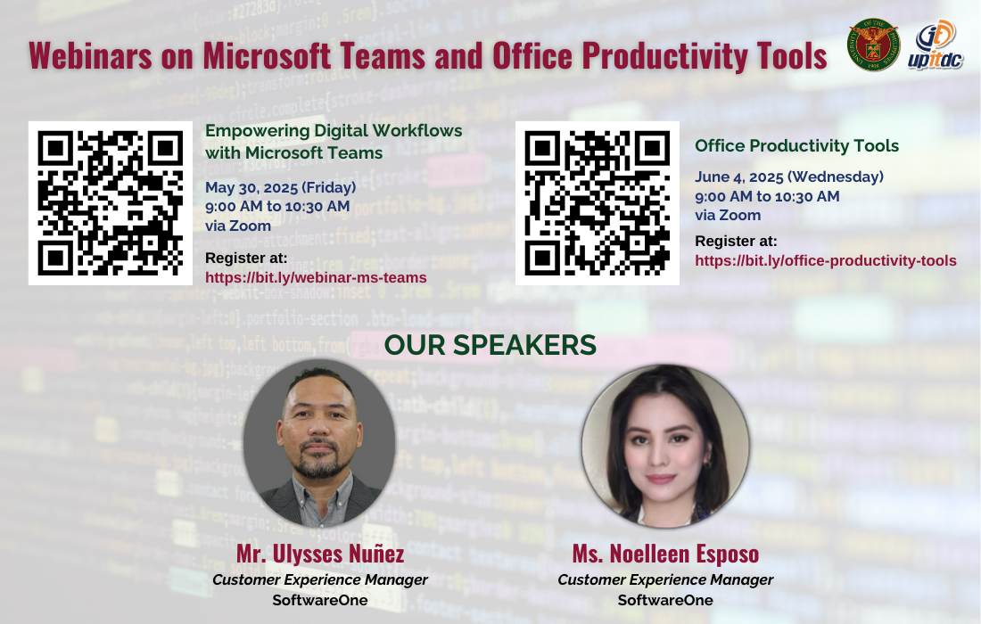 Upcoming Webinars: Microsoft Teams and Office Productivity Tools