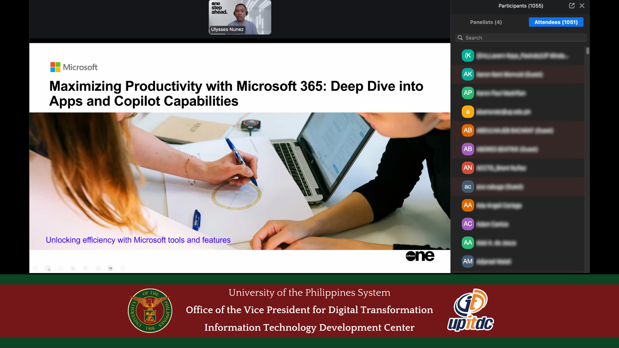ITDC Hosts Webinar on Office Productivity Tools